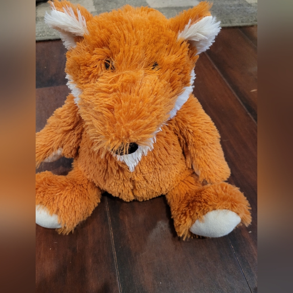 Plush Fox Toy - Orange and White Warmies